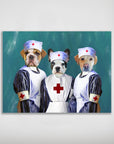 'The Nurses' Personalized 3 Pet Poster