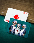 'The Nurses' Personalized 3 Pet Playing Cards