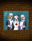 'The Nurses' Personalized 3 Pet Poster