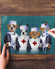 'The Nurses' Personalized 4 Pet Puzzle