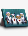 'The Nurses' Personalized 4 Pet Standing Canvas