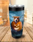 'The Pawmpkin' Personalized Tumbler