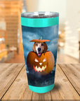 'The Pawmpkin' Personalized Tumbler