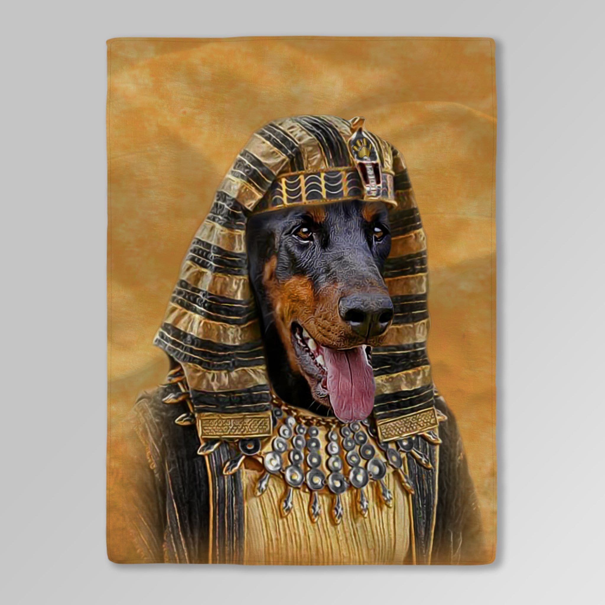Manta personalizada para mascotas &#39;El Faraón&#39;