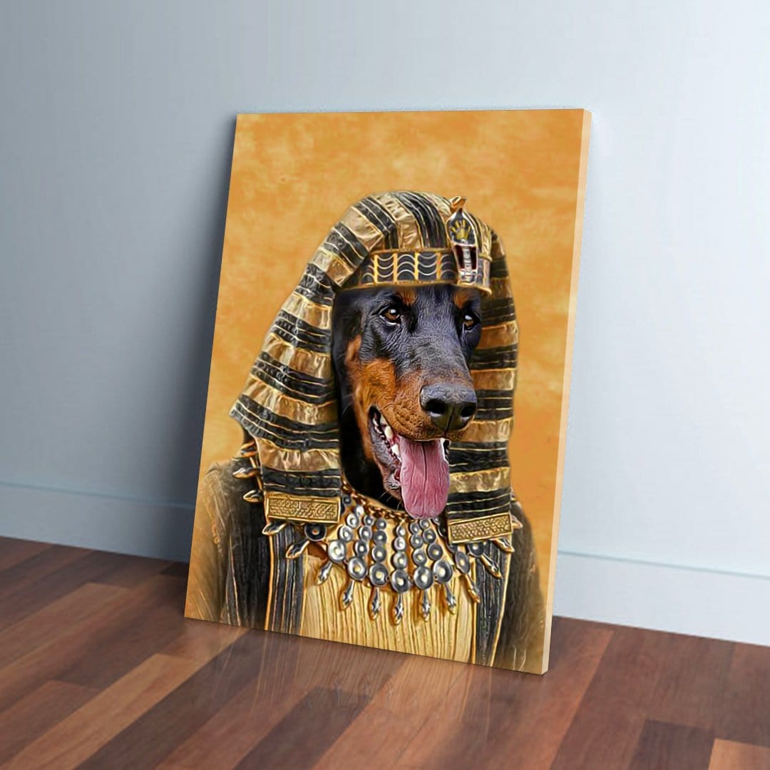 &#39;The Pharaoh&#39; Personalized Pet Canvas