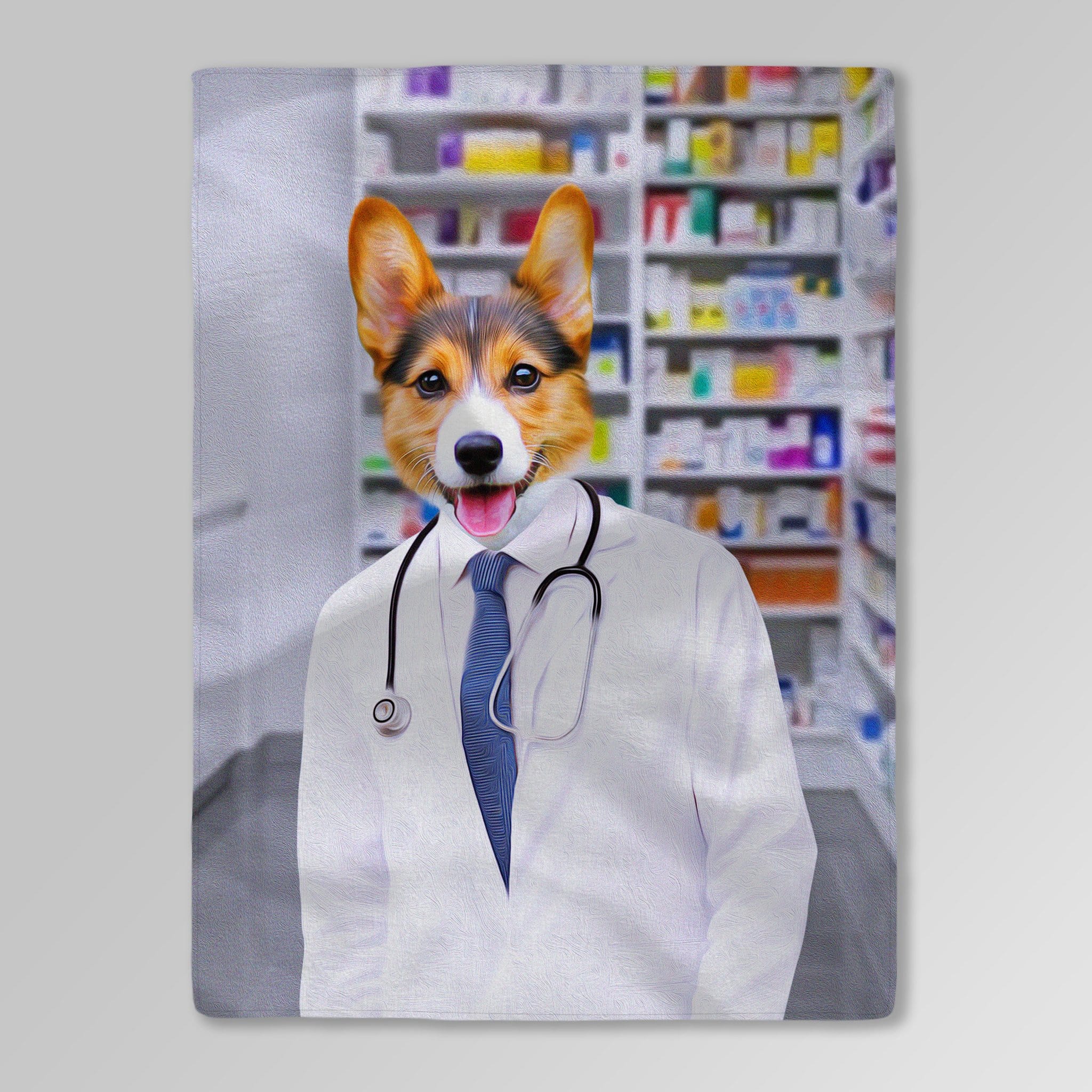 &#39;The Pharmacist&#39; Personalized Pet Blanket