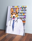'The Pharmacist' Personalized Pet Canvas