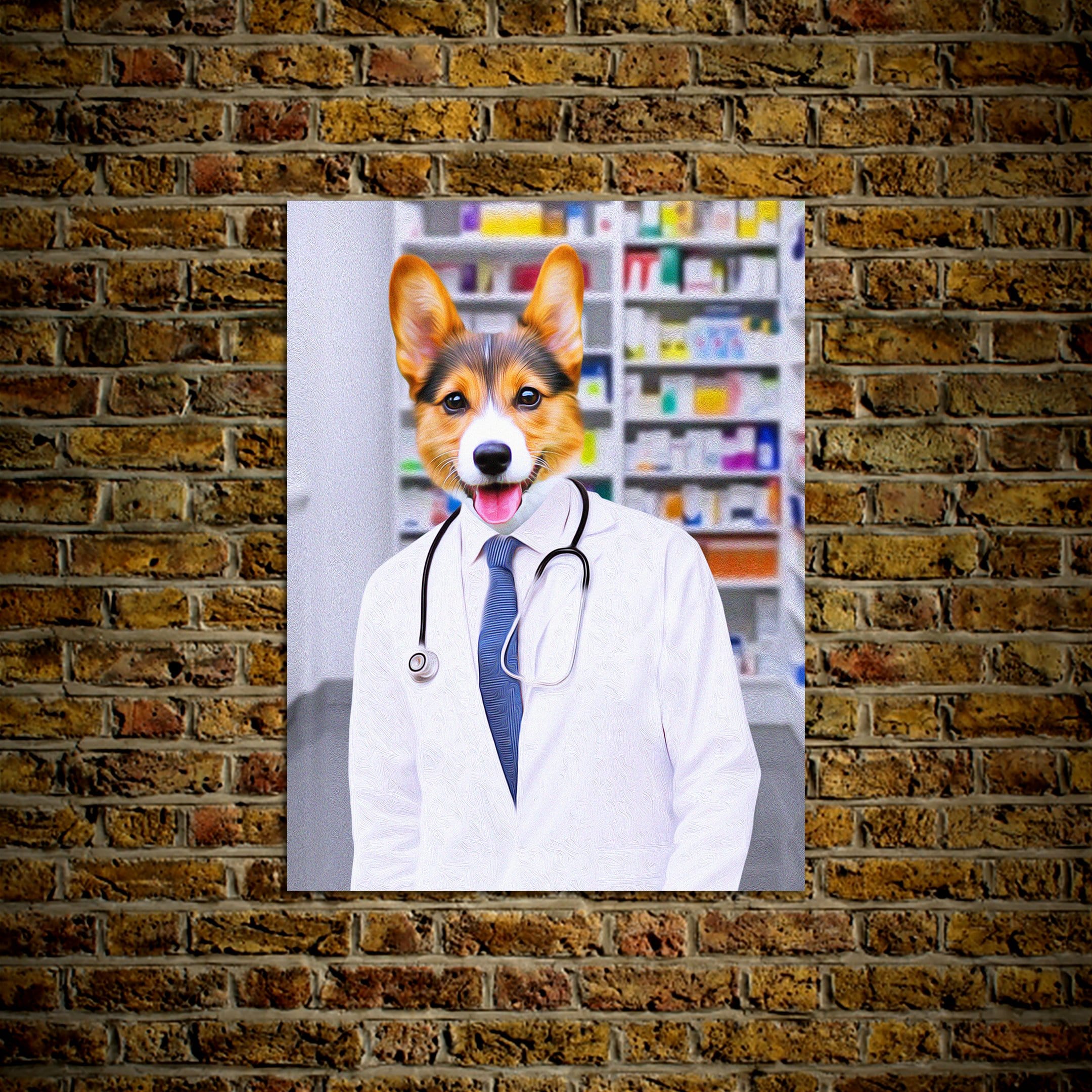 &#39;The Pharmacist&#39; Personalized Pet Poster