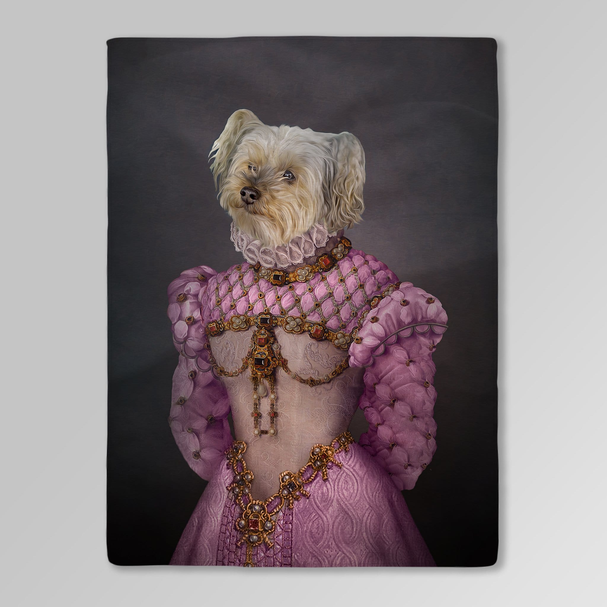 &#39;The Pink Princess&#39; Personalized Pet Blanket