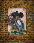 'The Pirate' Personalized Dog Poster