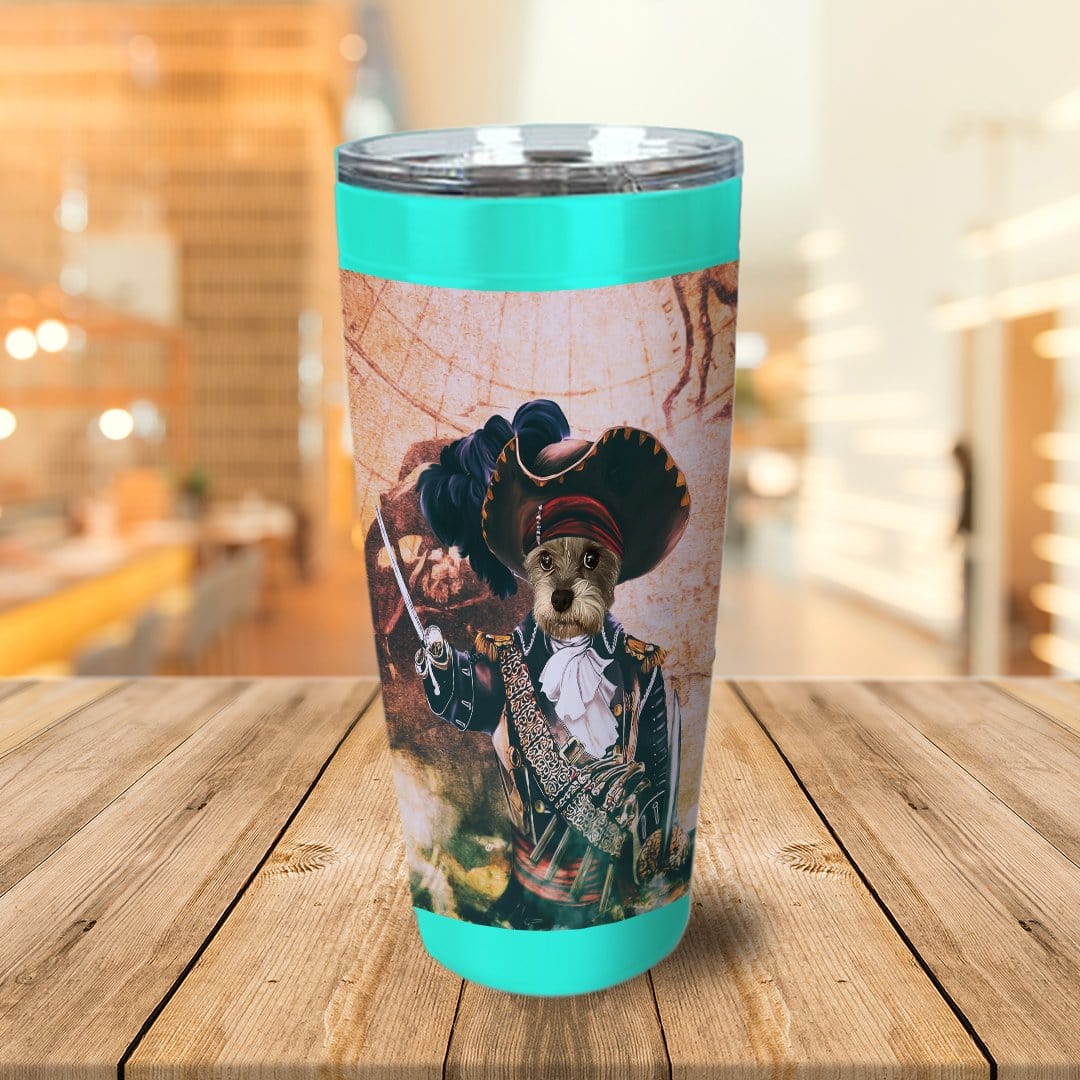 &#39;The Pirate&#39; Personalized Tumbler