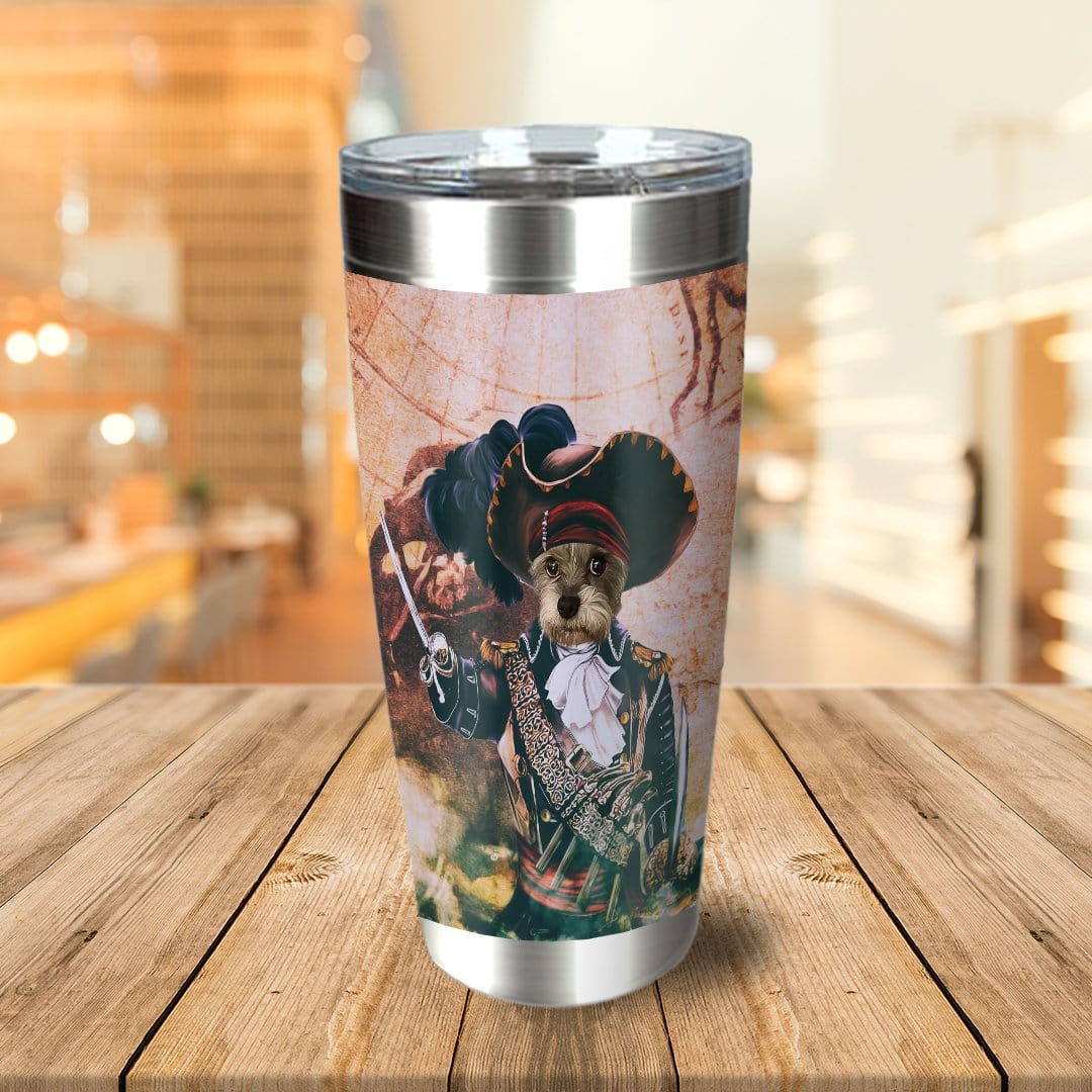 &#39;The Pirate&#39; Personalized Tumbler