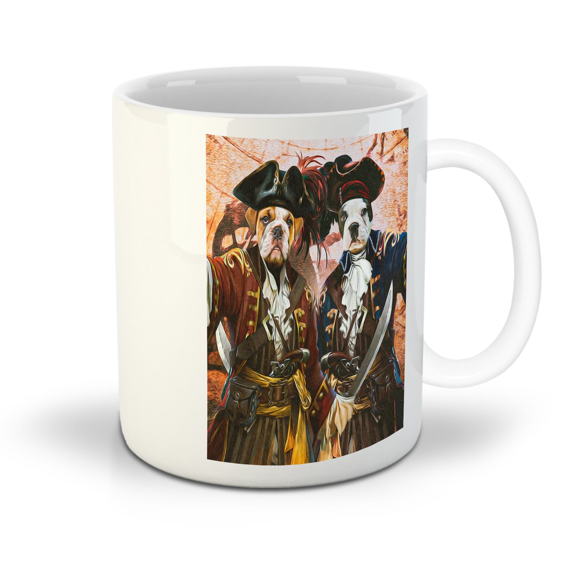 &#39;The Pirates&#39; Personalized 2 Pet Mug