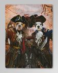 'The Pirates' Personalized 3 Pet Blanket
