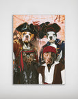 'The Pirates' Personalized 4 Pet Poster