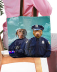 'The Police Officers' Personalized 2 Pet Tote Bag