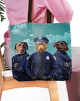 Bolsa Tote Personalizada para 3 Mascotas 'Los Oficiales de Policía'