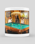 'The Pool Players' Personalized 3 Pet Mug