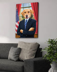 Lienzo personalizado para mascotas 'El Presidente'