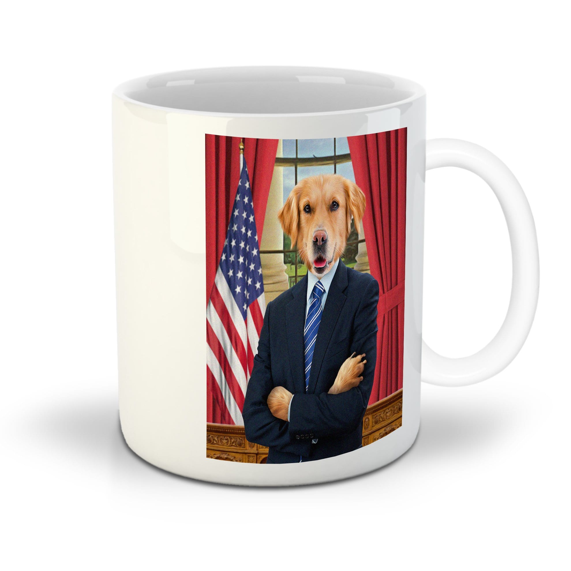 &#39;The President&#39; Personalized Pet Mug
