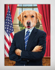Póster personalizado para mascotas 'El Presidente'
