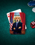 'The President' Personalized Pet Playing Cards