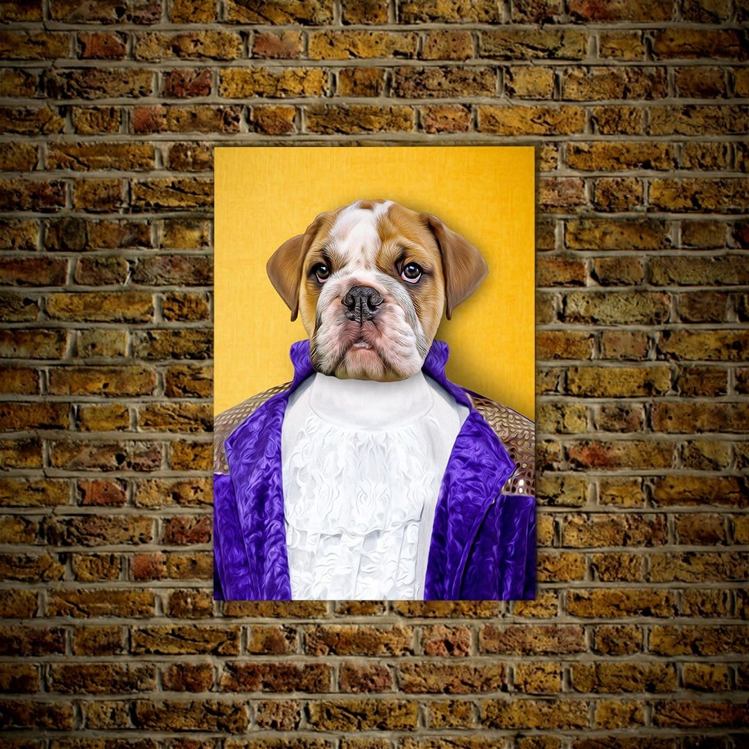 Póster mascota personalizada &#39;El Príncipe-Doggo&#39;