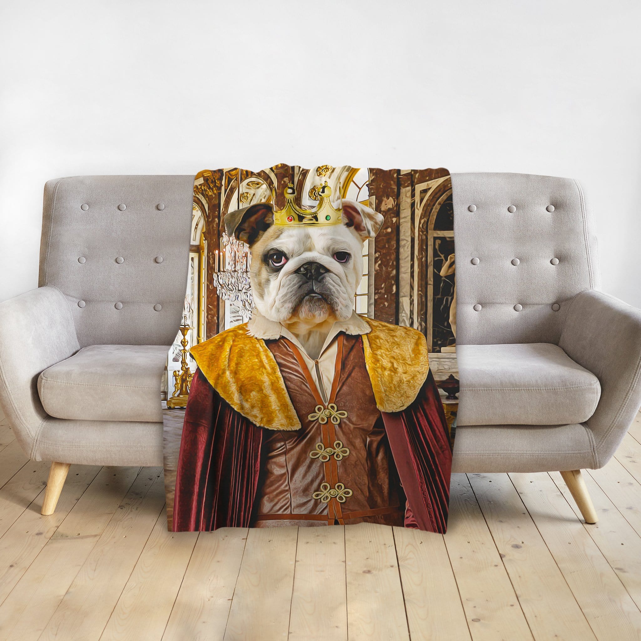 &#39;The Prince&#39; Personalized Pet Blanket