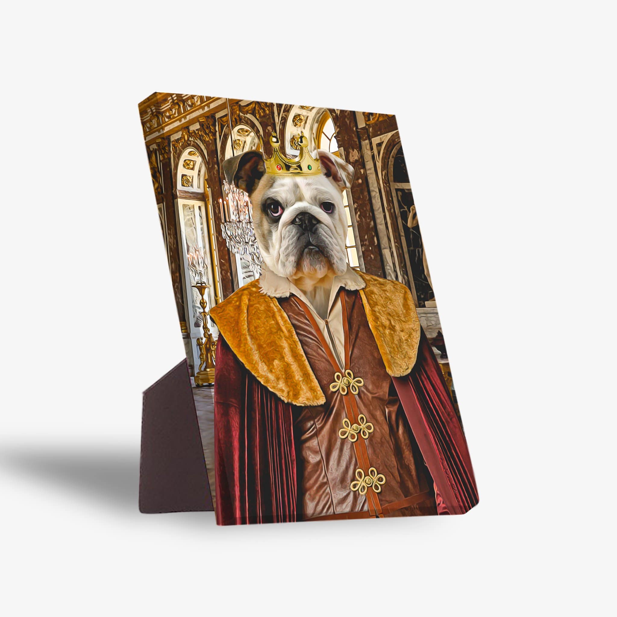 &#39;The Prince&#39; Personalized Pet Standing Canvas