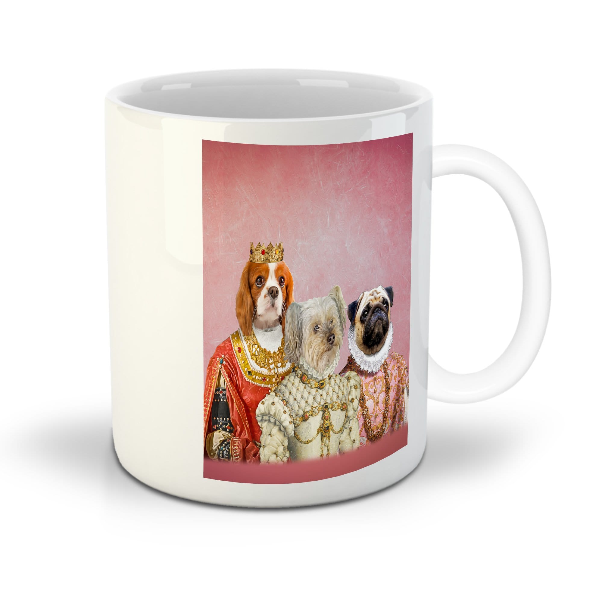 &#39;The Royal Ladies&#39; Personalized 3 Pet Mug