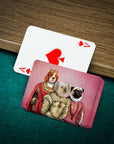 'The Royal Ladies' Personalized 3 Pet Playing Cards