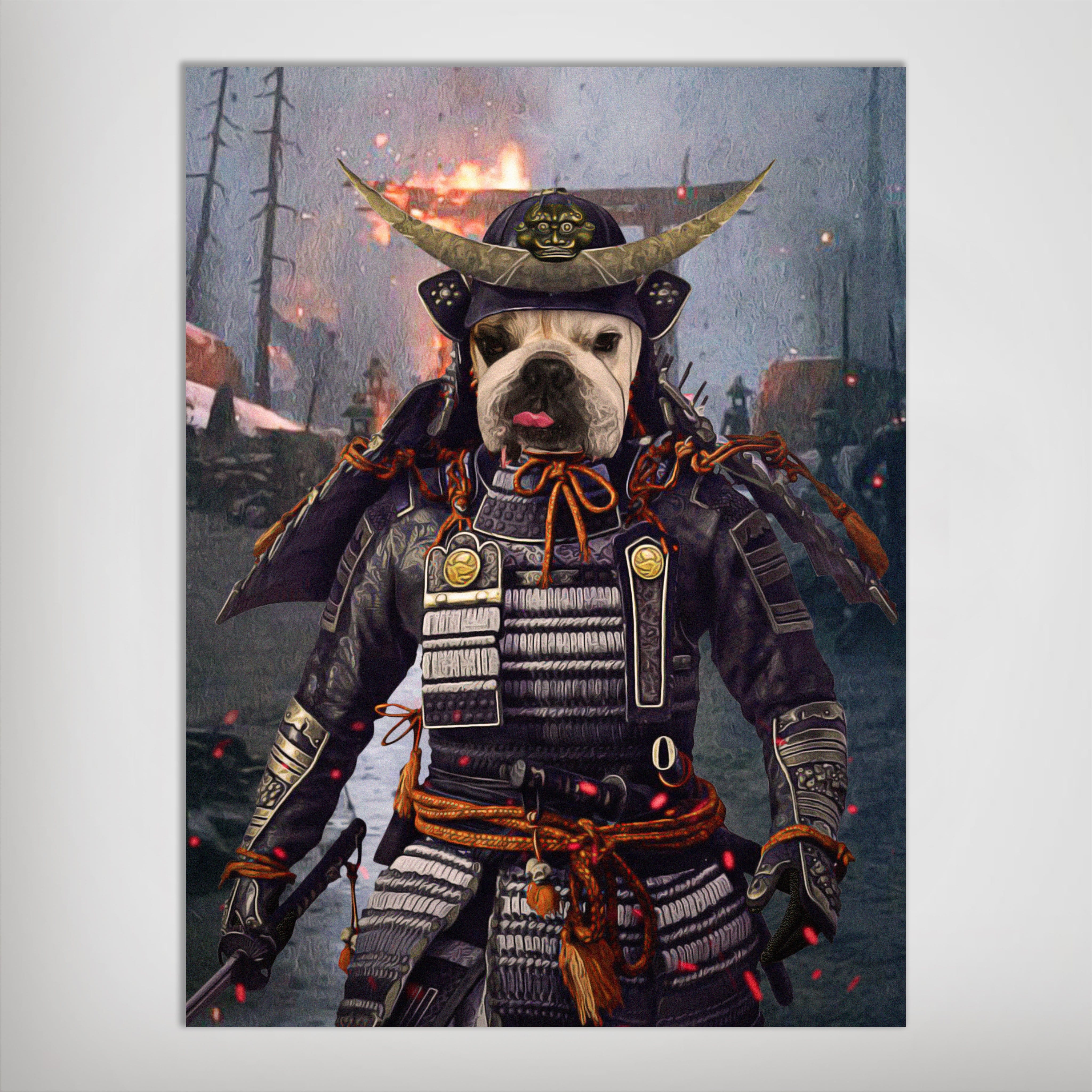 &#39;The Samurai&#39; Personalized Pet Poster