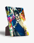 'The Skateboarder' Personalized Pet Standing Canvas