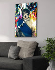 'The Skateboarder' Personalized Pet Canvas