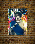 'The Skateboarder' Personalized Pet Poster