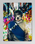 'The Skateboarder' Personalized Pet Blanket