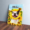 Load image into Gallery viewer, &#39;The Sunflower&#39; Personalized Pet Canvas
