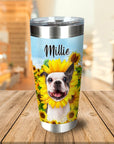 'The Sunflower' Personalized Tumbler
