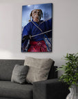 'The Swordsman' Personalized Pet Canvas