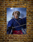 'The Swordsman' Personalized Pet Poster