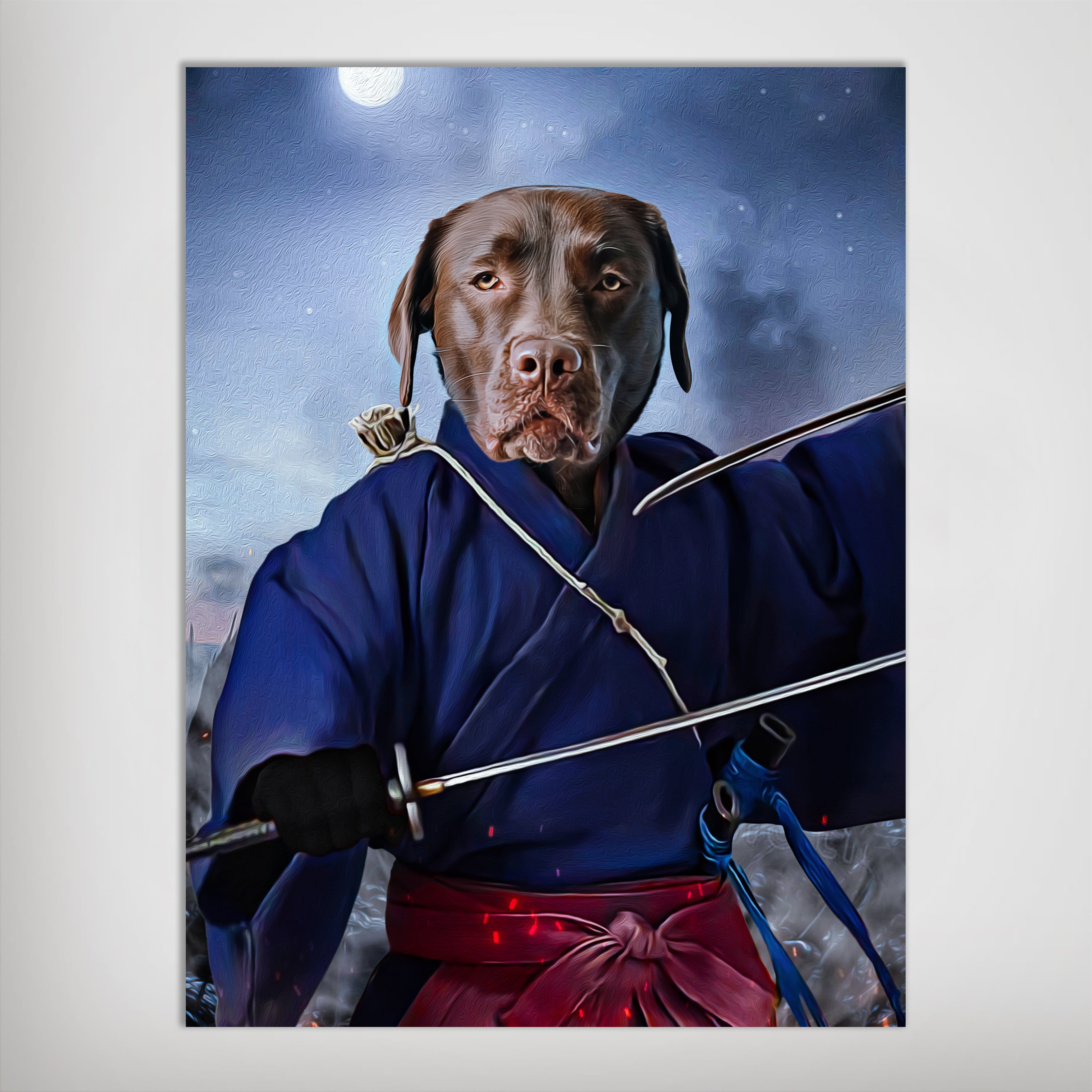 &#39;The Swordsman&#39; Personalized Pet Poster