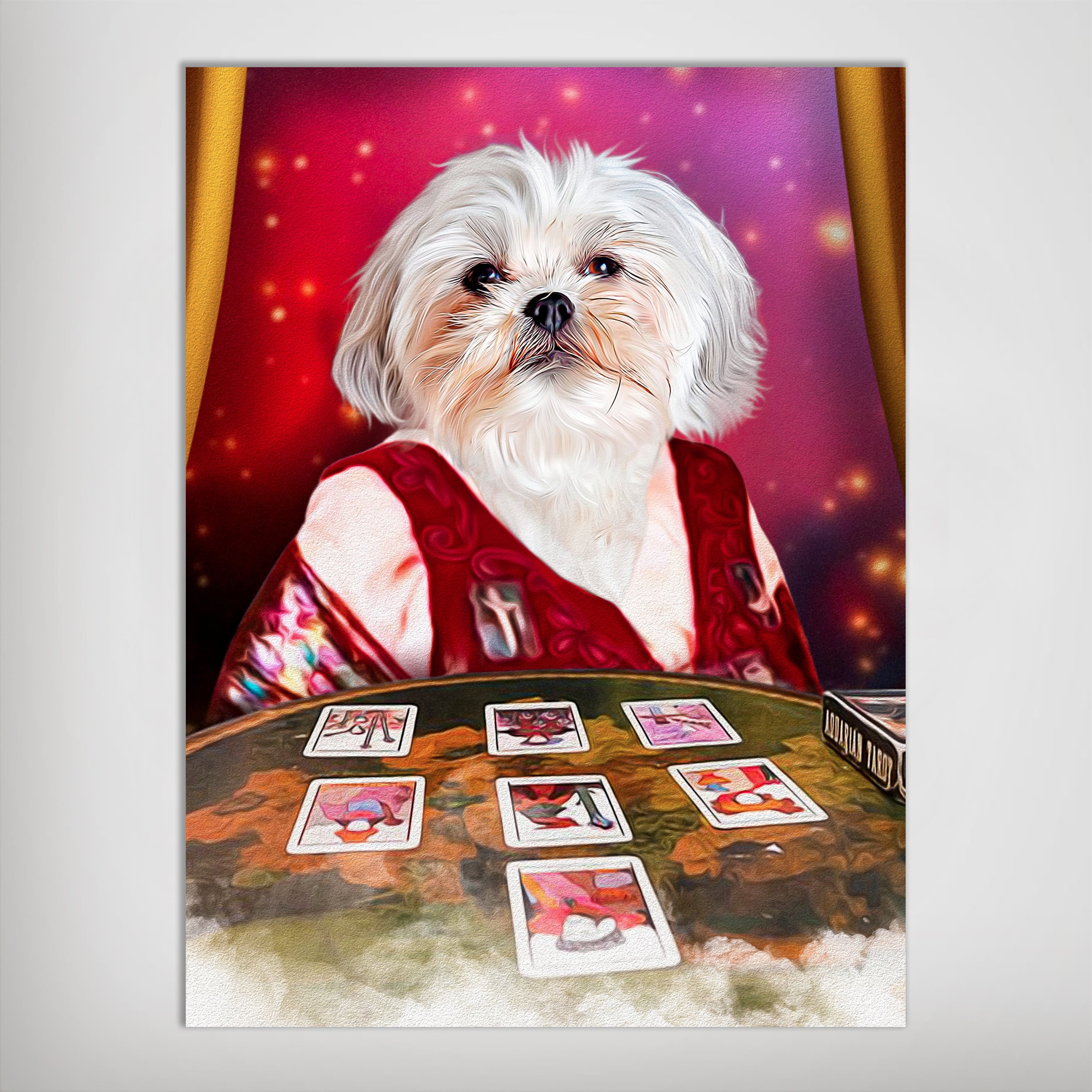 &#39;The Tarot Reader&#39; Personalized Pet Poster