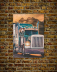 'The Trucker' Personalized Pet Poster