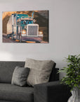 'The Truckers' Personalized 3 Pet Canvas