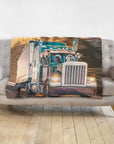 'The Truckers' Personalized 4 Pet Blanket