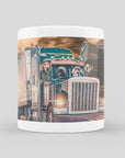 'The Truckers' Personalized 4 Pet Mug