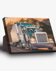 'The Truckers' Personalized 4 Pet Standing Canvas