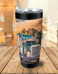 'The Truckers' Personalized 2 Pet Tumbler