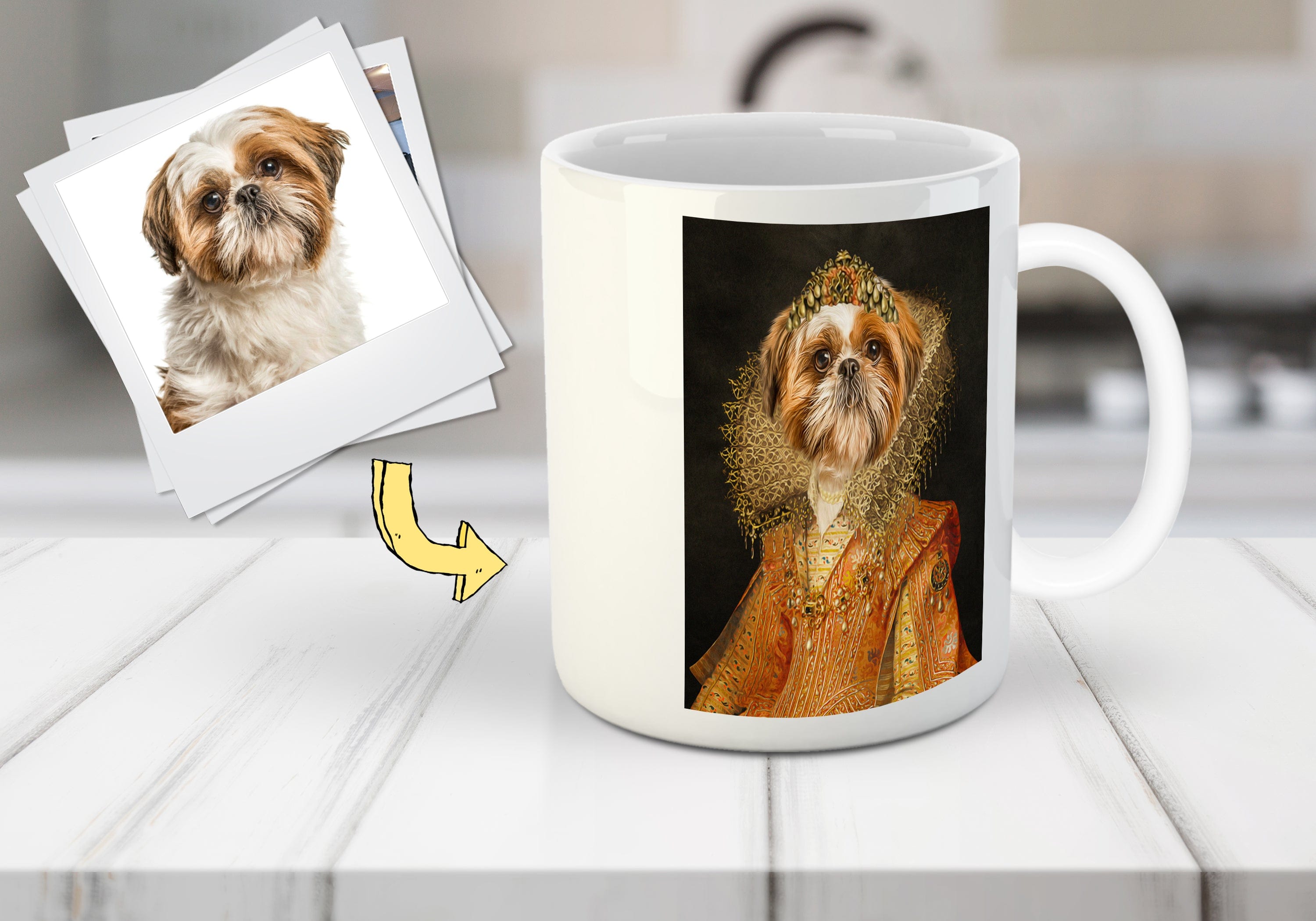 &#39;The Victorian Princess&#39; Personalized Pet Mug