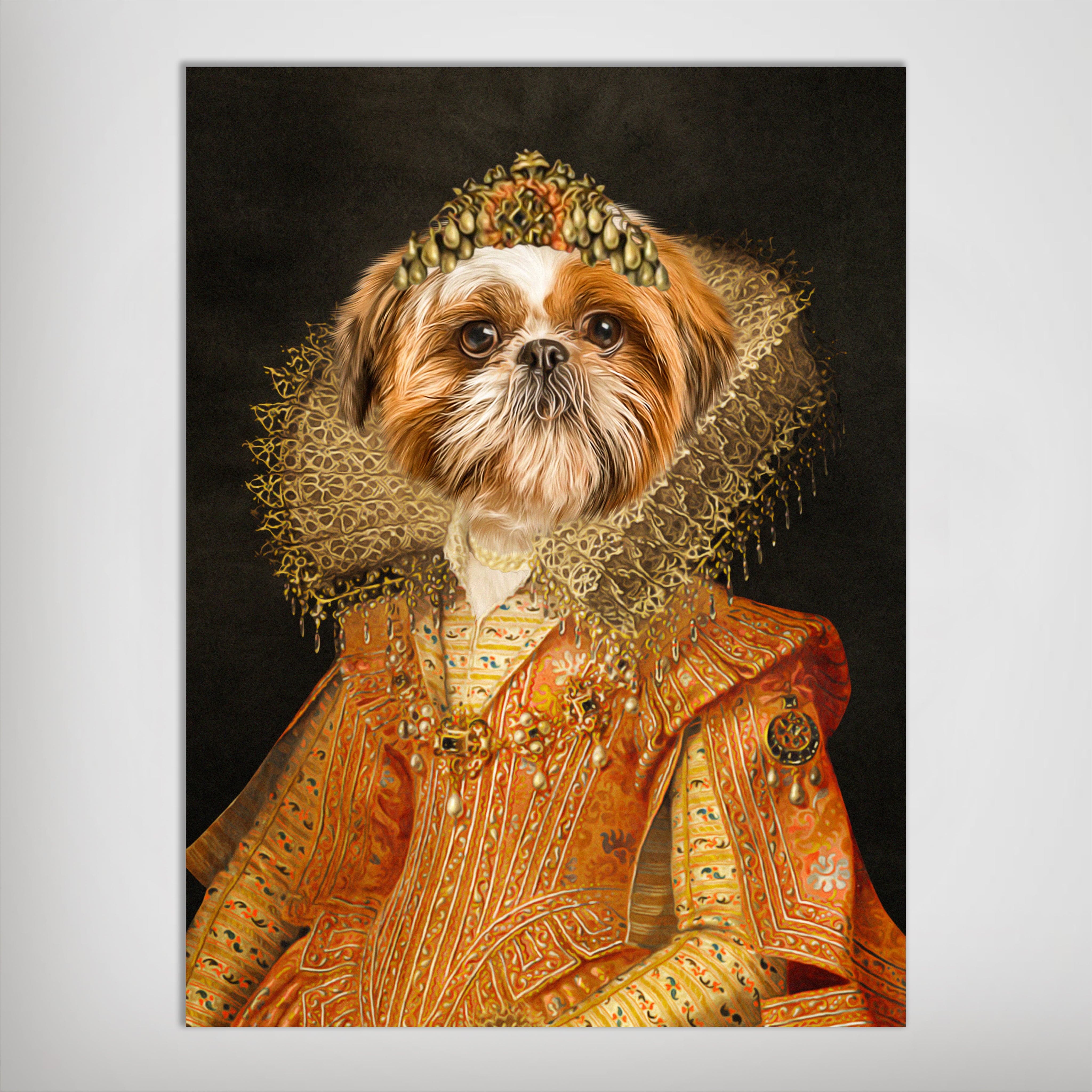 &#39;The Victorian Princess&#39; Personalized Pet Poster